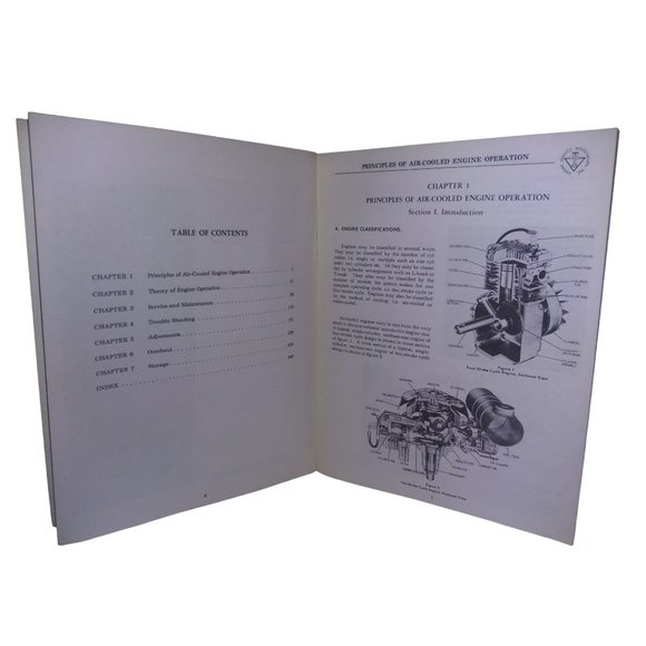 Air Cooled Engines Mechanics Training Manual 1974 Engine Service Association - Picture 11 of 14